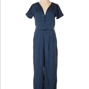 Chambray Denim Jumpsuit